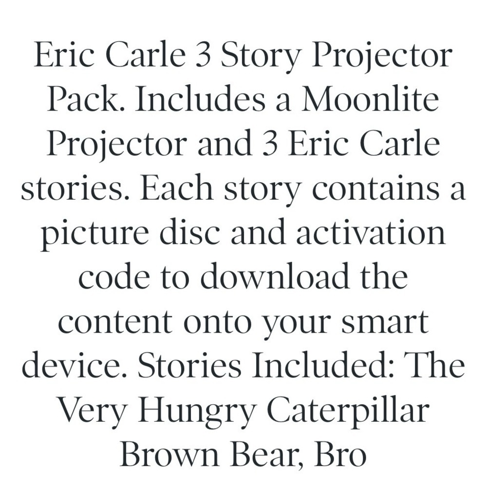 Moonlite Storytime Projector Eric Carle 3 Story Pack Very Hungry Caterpillar - Picture 7 of 7